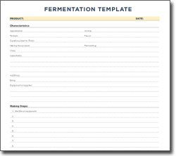 FERMENTING LABELS